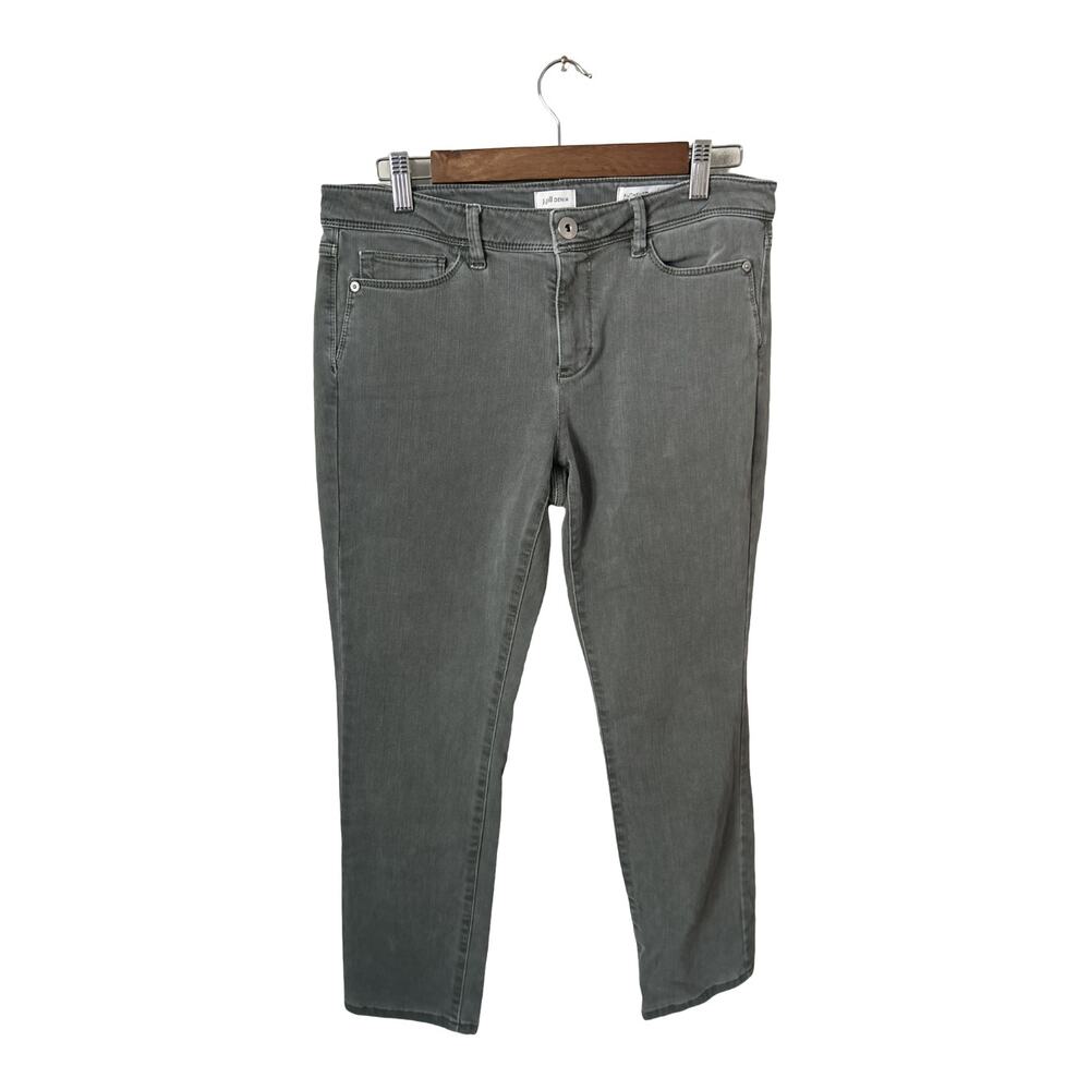 J. Jill Straight Leg Jeans in Gray